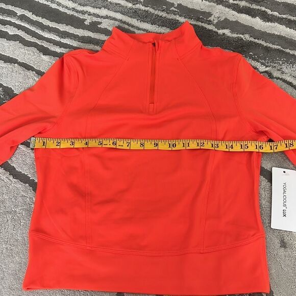 Yogalicious Lux Women’s Crosstrain Everyday Long Sleeve 3/4 Zip Jacket Top S - Picture 13 of 16
